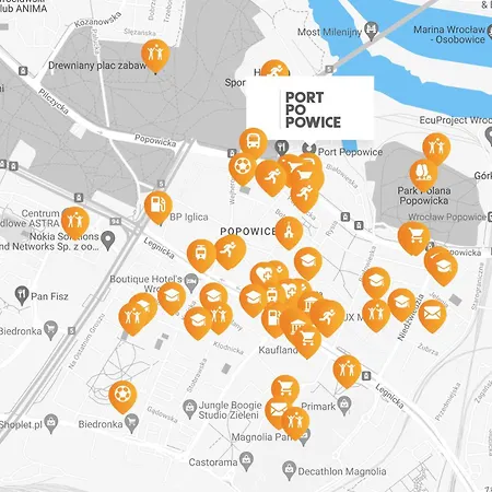 Daire Port Popowice -darmowy Garaz I Rowery - Meldunki 24na7 - Tramwajem 15 Min Do Rynku